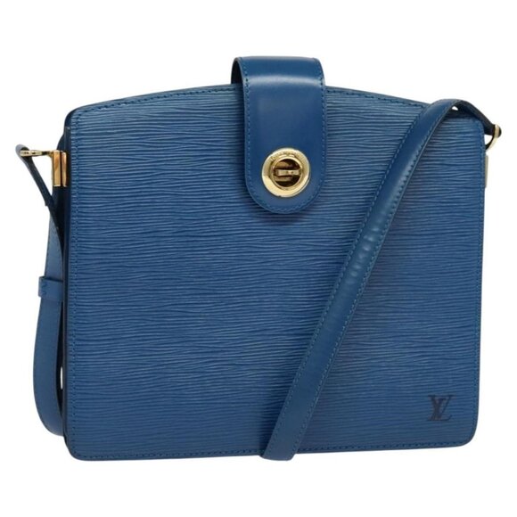 LOUIS VUITTON Handbags - Authentic LOUIS VUITTON Epi Capuchin Shoulder Bag Blue M52345 LV